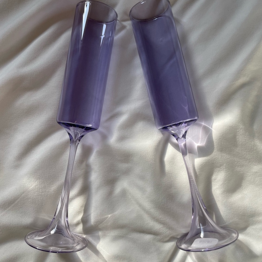 Beautiful NWT Anthropologie Champagne Flutes